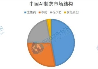 中國AI制藥市場結(jié)構(gòu)