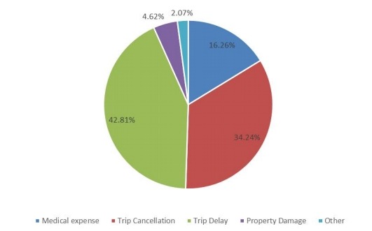2018年全球旅游保險(xiǎn)市場規(guī)模按類型劃分的市場份額