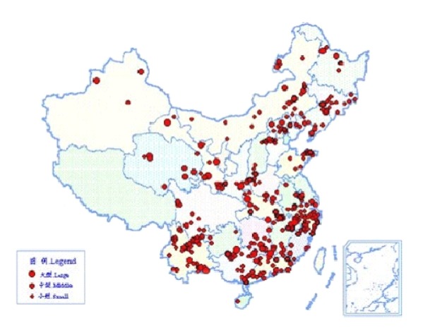我國(guó)銀礦分布圖