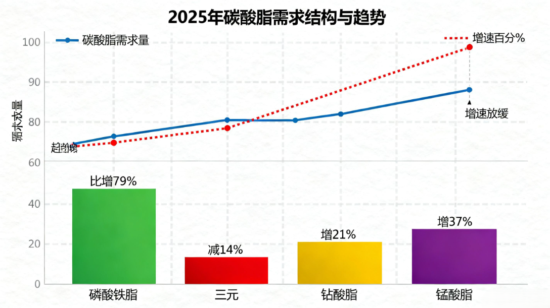 碳酸鋰市場需求端